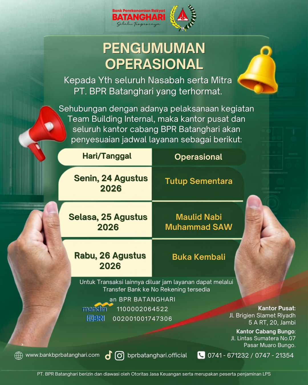 LIBUR OPERASIONAL